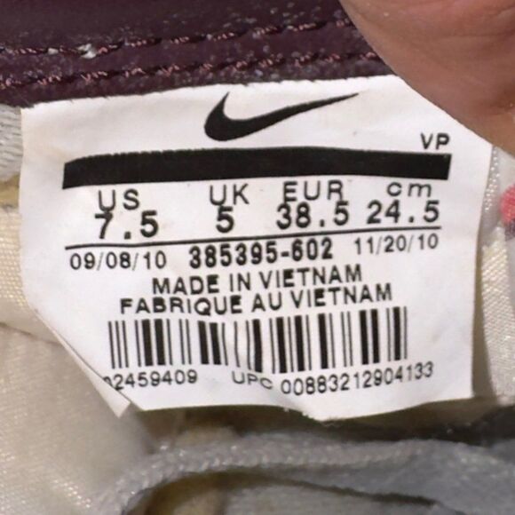 Nike Cortez '72 "Burgundy Plaid" 385395-602 Super RARE Women's 7.5 - Picture 10 of 12